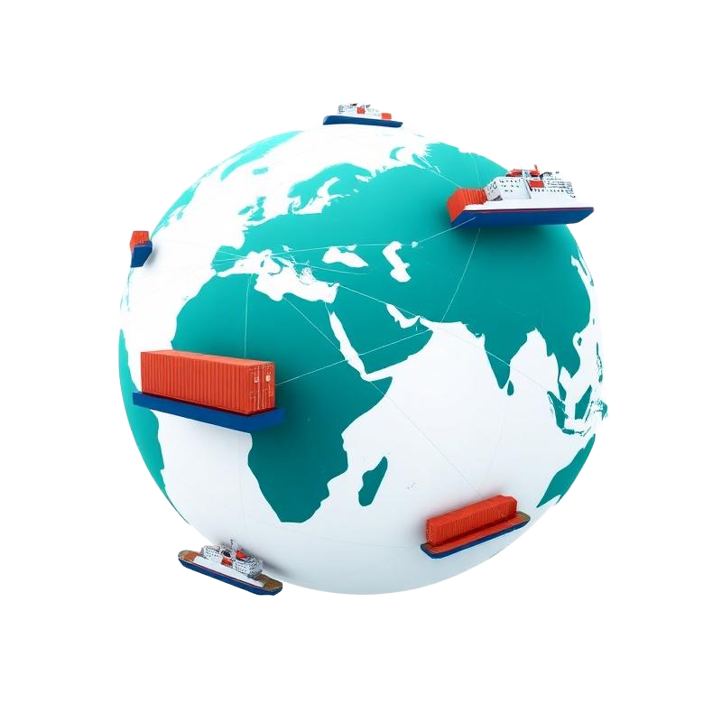 Global trade illustration